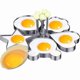 thumbnail image 1 of 5pcs Egg Cooking Rings Stainless Steel Fried Egg Omelette Mold Pancake Mold, 1 of 4