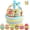 F, variant on Joyfy 7 Pcs Easter Basket,Easter Toys,Easter Bunny Playset Stuffers Plushies Basket Fillers for Party Favor, Soft Plush for Toddler & Kids of All Ages