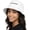Just Married - White, variant on Bridal Bucket Hat for Women - Bride Bachelorette - Just Married - White