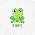 thumbnail image 4 of Inktastic Ribbit Cute Green Frog Girls Toddler Dress, 4 of 5