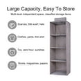 thumbnail image 4 of POINTERTECK Multiple Layers Clothes Shoes Towels Storage Hanging Bag Sundries Organizer, 4 of 9