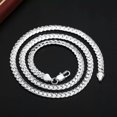thumbnail image 2 of RSAMD 925 Sterling Silver 6mm Chain Necklace For Women Man Fashion Wedding Engagement-50cm 20inch necklace, 2 of 4