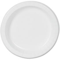 Dixie Georgia-Pacific Dinnerware Paper Plates, 8.5", White, 125 Count, (4 Pack)