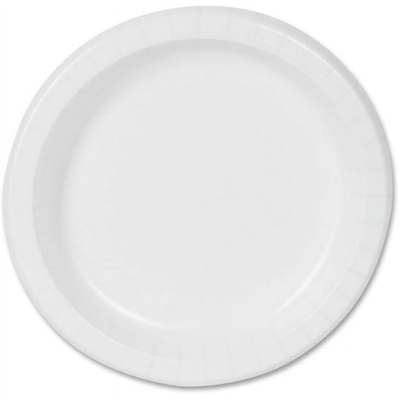 Dixie Georgia-Pacific Dinnerware Paper Plates, 8.5", White, 125 Count, (4 Pack)