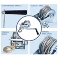 thumbnail image 2 of Handdo Hand Winch Heavy Duty Winch Hand Puller 600 lbs Hand Winch Hand Winch with Cable Hand Winch for Boat traile, 2 of 5