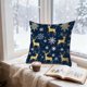 thumbnail image 5 of Uuiauoio Christmas Holiday Pillow Covers Linen Cushion Cases Santa Snowman Reindeer Pattern Decorative Throw Pillow for Sofa Bed Living Room Home Decor Festive Seasonal Accent, 5 of 6