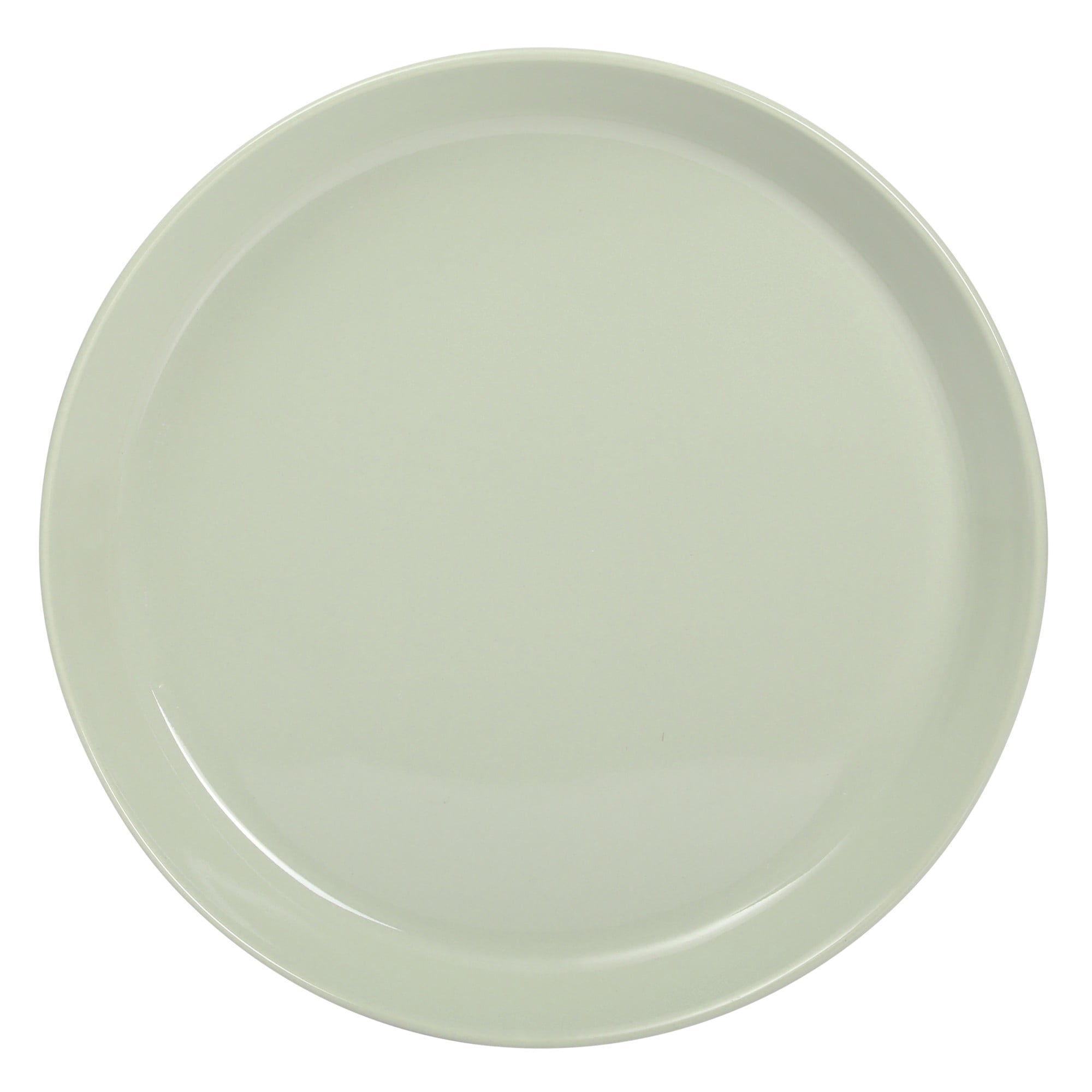 Gibson Home Summer Shades 16 Piece Plates and Bowls Dishes Service for 4 Porcelain Dinnerware Set - Green