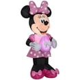 thumbnail image 2 of Gemmy Airblown Inflatable Minnie Mouse in Pink Polka Dot Easter Dress, 3.5 ft Tall, 2 of 2