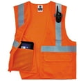 thumbnail image 3 of Ergodyne GloWear 8220Z Type R Class 2 Standard Mesh Vest, Orange, L/XL, 3 of 4