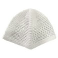 thumbnail image 1 of XASZHN Mens Pure Knitted Handmade Inner Hat Arab Head Cover White One Size, 1 of 6