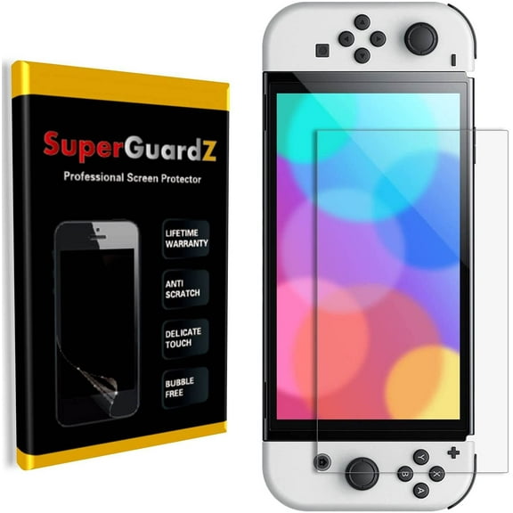 [3-Pack] For Nintendo Switch - SuperGuardZ Explosion-proof Anti-Shock Screen Protector, Ultra Clear, Anti-Scratch, Anti-Bubble