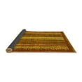 thumbnail image 2 of Ahgly Company Indoor Rectangle Abstract Yellow Modern Area Rugs, 2' x 4', 2 of 4