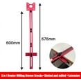 thumbnail image 2 of 3 in 1 Router Milling Groove Bracke, 2024 New Cabinet Hardware Jig, Adjustable Cabinet Template Tool, Aluminum Alloy Woodworking Drilling Hole Doweling Guide Punch Locator, 2 of 8