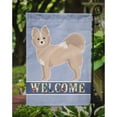 thumbnail image 3 of Carolines Treasures CK3766GF Tan Pomchi Welcome Flag Garden Size  Small multicolor, 3 of 3