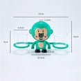 thumbnail image 5 of Kids Cartoon Automatic Toothpaste Dispenser Wall Mounted Toothbrush Holder with 2 Mugs Set for Bathroom, 5 of 5