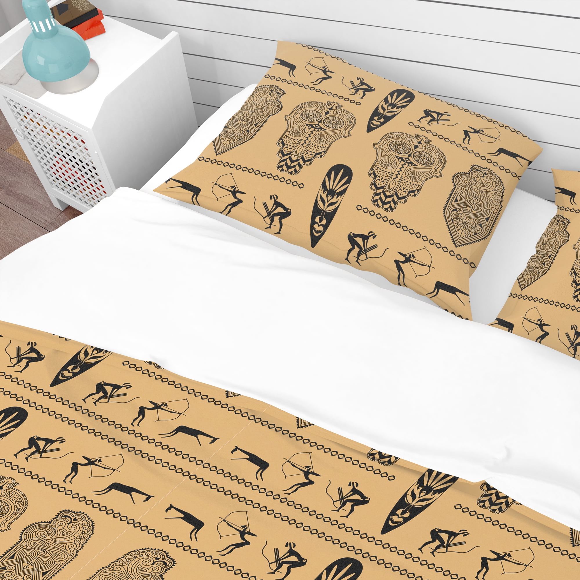 Designart 'African Decorative Pattern' Tropical Duvet Cover Set