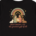 thumbnail image 4 of Inktastic Matthew 1:21 Nativity Scene the Greatest of All Boys or Girls Long Sleeve Toddler T-Shirt, 4 of 5