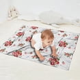 thumbnail image 2 of Pioneer Flower Floral Print Pattern Blanket,Comfortable Soft Flannel Throw Blanket,All Season,Warm Lightweight Blankets for Sofa Bed Couch Living Room Chair,30"x40", 2 of 4