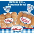 Butternut White Restaurant Style Burger Buns, 21 oz, 12 Count