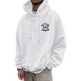 thumbnail image 4 of Men's Fall Winter Plus Size Hoodless Pullover Fashion Top Hop Oversized Crew Neck Sweatshirt Garment, 4 of 4