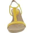 thumbnail image 3 of Style & Co. Womens Mulan Faux Suede T-Strap Wedge Sandals, 3 of 3