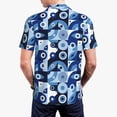 thumbnail image 6 of Wukai Evil Eye Men’s Polo Shirts,Quick-Dry Athletic Shirt,Classic Fit Shirts-X-Large, 6 of 8