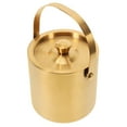 thumbnail image 6 of Raindrops Golden Stainless Steel Ice Cube Bucket for Storage Suitable for Home and Various Occasions 7.5 x 11.2 inches, 6 of 8
