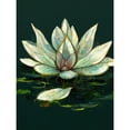 thumbnail image 1 of Peaceful Elegant Water Lily Modern Tranquil Large Wall Art Poster Print Thick Paper 18X24 Inch, 1 of 4