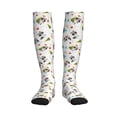 thumbnail image 3 of Compression Socks for Women and Men - happy new year Raccoon Compression Socks Circulation for Workout, 3 of 8