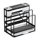 thumbnail image 2 of Estante de almacenamiento de cuchillos de cocina | Organizador de mostrador multifuncional de acero inoxidable | Soporte para tabla de cortar Palillos Jaula | Estante para ahorro de espacio sin, 2 of 6