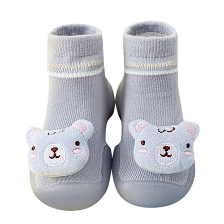 

Toddler Kids Baby Boys Girls Shoes First Walkers Cute Cartoon Antislip Socks Shoes Prewalker Sneaker