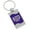 Purple, variant on Jeep Grill Keychain & Keyring - Purple Wave
