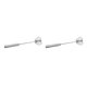 thumbnail image 1 of Cateissary Batidor de huevos semiautomático, licuadora de alimentos de acero inoxidable, mezclador de café, cocina reutilizable, accesorios para batir, 10 10 pulgadas S 2piezas Cateissary CBP485441, 1 of 6