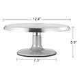 thumbnail image 3 of Aluminium Alloy Revolving Cake Stand 12 Inch Rotating Cake Turntable for Cake Cupcake Decorating Supplies, 3 of 6