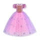 thumbnail image 3 of Disfraz de princesa Rapunzel de Disney para niñas, película Enredados, para cosplay, fiesta de carnaval, cumpleaños, Navidad, 3 a 10 años, 3 of 5