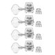 thumbnail image 3 of Open Gear Bass Guitar Tuning Pegs 4 In Line Bass Tuners Keys Machine Head 4r/4l, 3 of 4