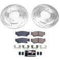 thumbnail image 3 of PowerStop Front Z23 Evolution Sport Carbon-Fiber Ceramic Brake Pad and Drilled & Slotted Rotor Kit Fits: CHEVROLET SUZUKI Select Models K5014, 3 of 10