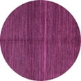 thumbnail image 1 of Ahgly Company Indoor Round Abstract Pink Modern Area Rugs, 3' Round, 1 of 4