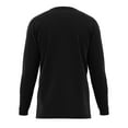 thumbnail image 3 of Maks Nanotex Spill and Stain Resistance Loose Fit Heavy weight Rib Knit Cotton Long Sleeve Pocket Henley T-Shirts, 3 of 5