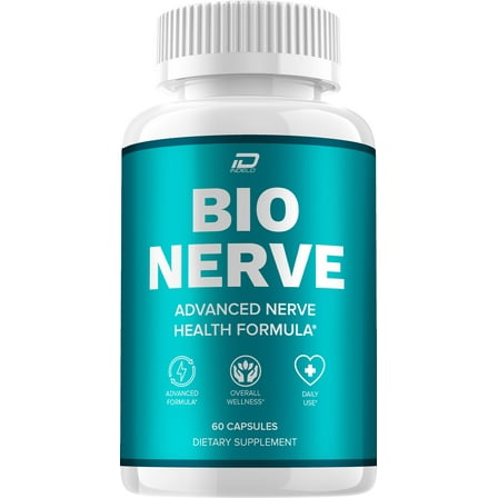 Bio Nerve Capsules – BioNerve Natural Ingredients Glycogen Support, 1 Pack, 60 Capsules