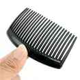 thumbnail image 4 of Unique Bargains Women Plastic Handmade 23 Tooth Hair Comb Clip DIY Jewelry Black 8 Pcs, 4 of 4