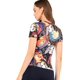 thumbnail image 2 of Boho 2 Piezas Cuello en V Encaje Crop Parte Superior y Pantalones Cortos a Rayas para Mujer Multi colorido CH Multi colorido CH Xishao ropa, 2 of 2