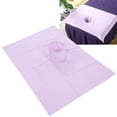 thumbnail image 4 of Massage Table Cover Protector, 70 X 100cmCotton Massage Table Cover Massage Table Cover Massage Bed Topper with Face Hole Beauty Salon Massage Bed Sheet, 4 of 7