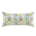 thumbnail image 3 of Satin Pillow Case Queen Silk Pillow Cover for Hair and Skin Envelope Closure Cute Frog Bear Rabbit 20"x30", 3 of 9