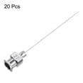 thumbnail image 3 of Uxcell 20 piezas 27G agujas de dispensación de acero inoxidable, tubo de aguja de pegamento de 1-1/2" punta roma, 3 of 7
