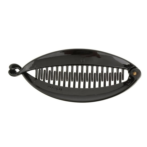 Accesorios para el cabello para el cabello Vintage, peine para el cabello, peines para el cabello, pinzas para el cabello, garra Negro Hugo Pinza de pelo de resina