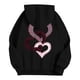 thumbnail image 4 of WILLBEST Sudadera Deportiva para Mujer, Estilo Casual, Ideal para El Día de San Valentín Sudadera con Capucha Estampada, Estilo Holgado Mediana, 4 of 4