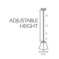 thumbnail image 3 of Design House 514851 Torino Mini Pendant, Satin Nickel Finish, 3 of 4