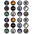 thumbnail image 4 of 24 Edible Wafer Paper Star War Cupcake Toppers 1.5 inch, 4 of 4