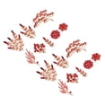 thumbnail image 2 of 16 Uds. Adornos de perlas de diamante botones de flores colgantes de aleación fabricación de joyas boda DIY ropa zapatos coser manualidades rojo, 2 of 8
